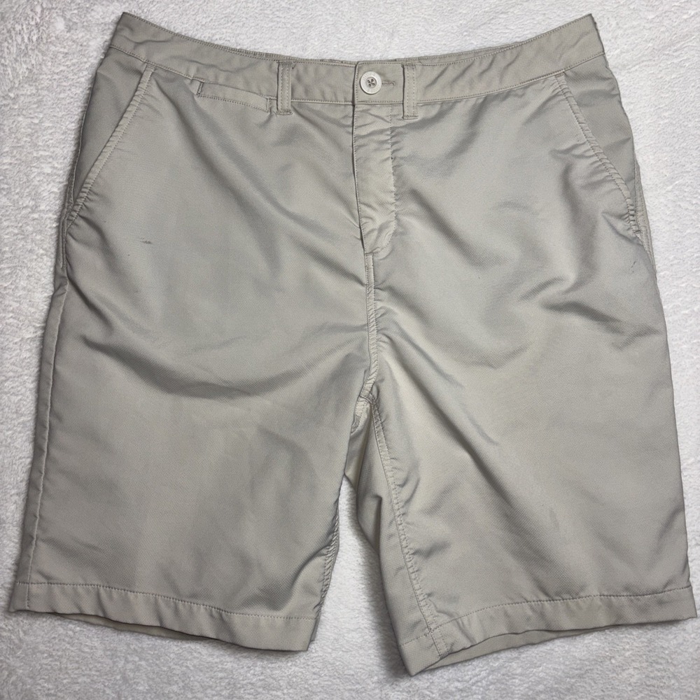 Johnnie-O Prep Formance Golf Shorts Men's Size 35 Khaki Preppy Beach